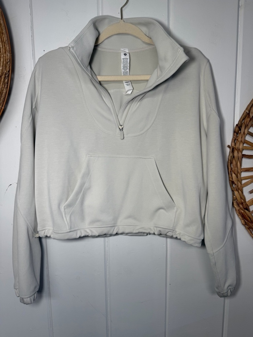 Lululemon Brushed Softstreme Ribbed Half Zip